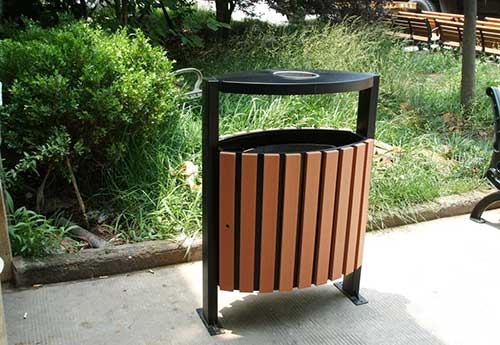發(fā)貨廣州從化區(qū),再獲好評(píng)的鋼木垃圾桶廠家