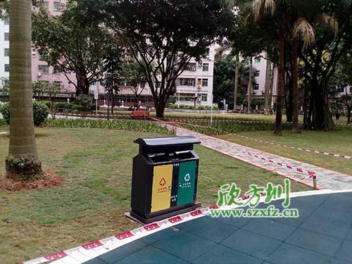 韶關機關鋼制垃圾桶，欣方圳量身定做